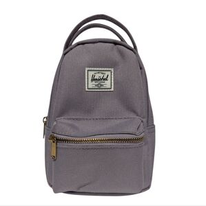 TOY SIZED very tiny Mini Herschel Nova Crossbody Backpacks Lavender Gray